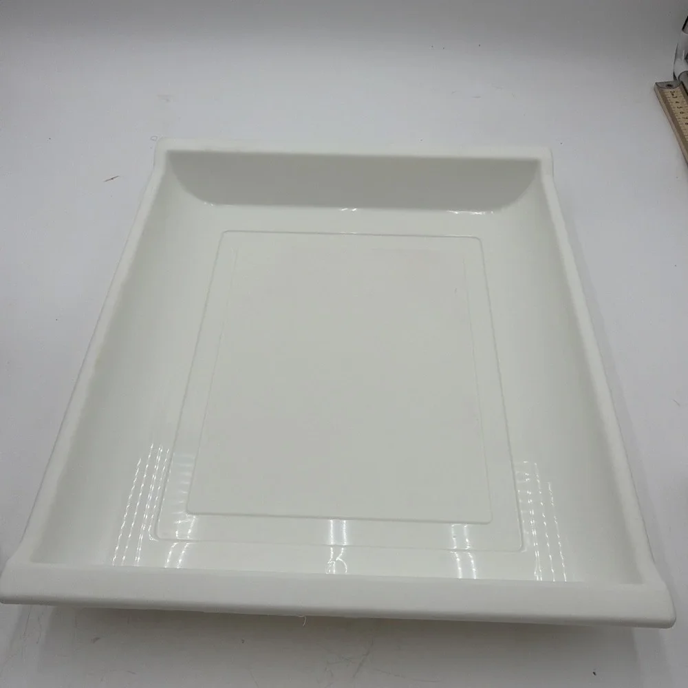 New Vintage Rubbermaid Kitchen Sink Dish Drying Rack Drainer Tray White 215G
